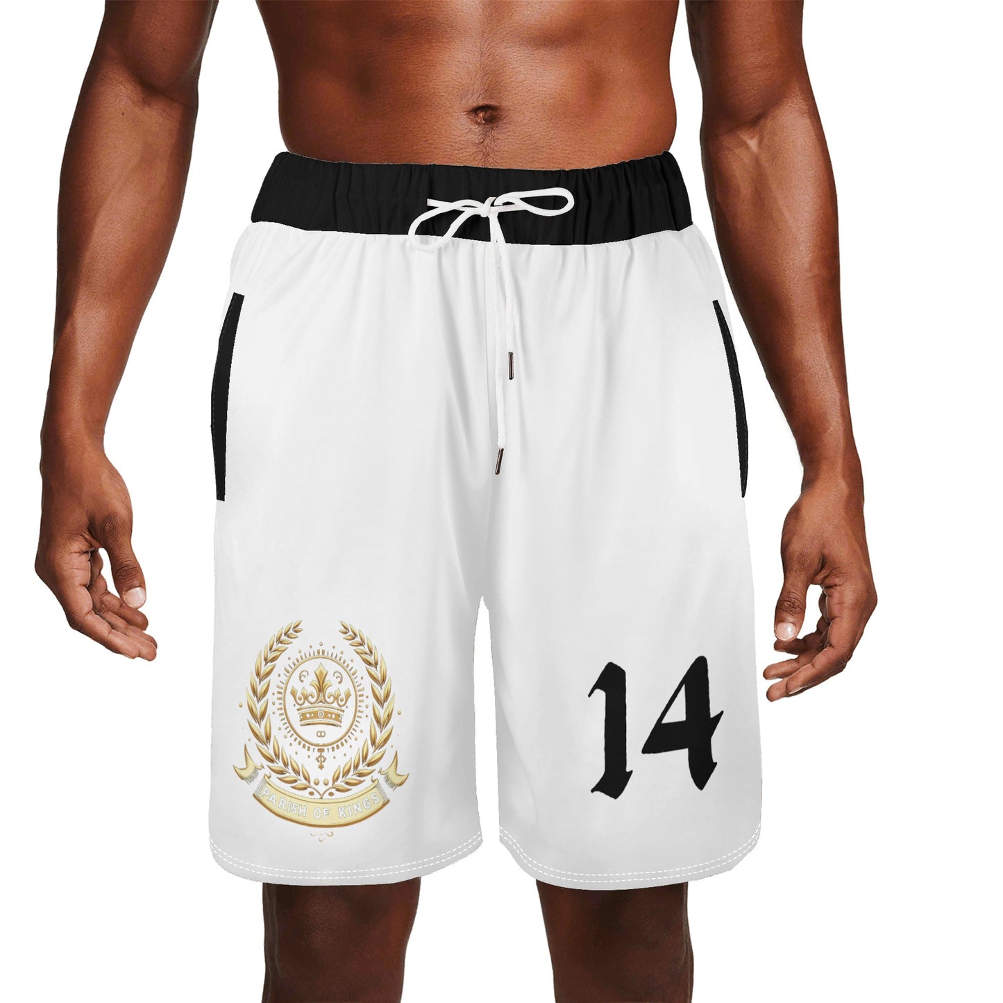 14P White Men Shorts