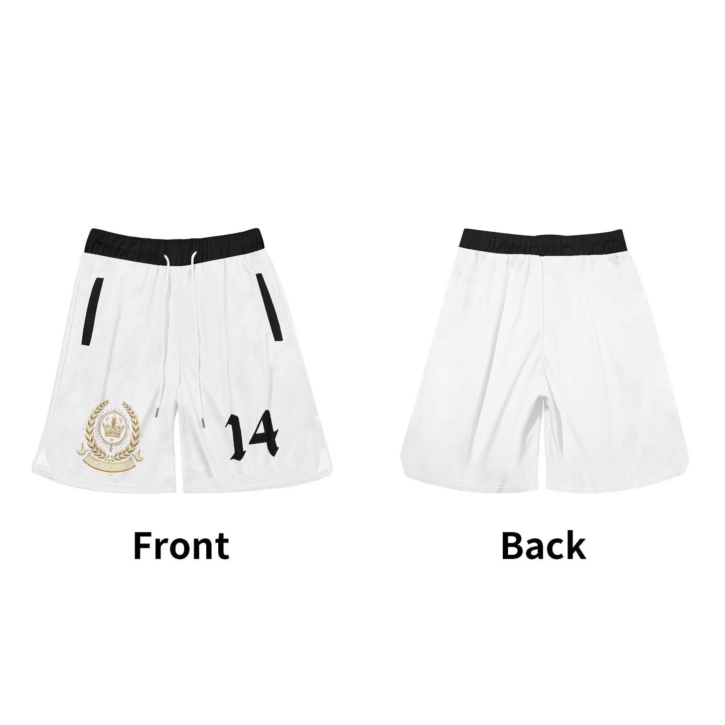 14P White Men Shorts